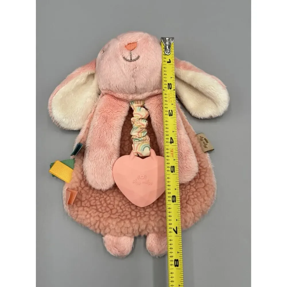 Itzy Ritzy Lovey Bunny Rabbit Plush Textured Ribbons - Picture 3 of 8